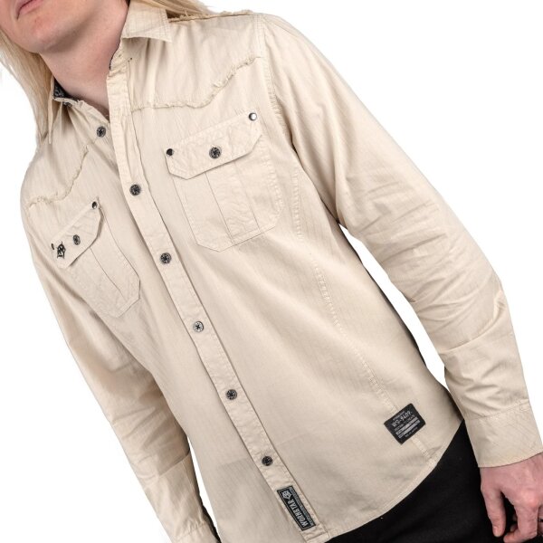 WORNSTAR Herren Rocknrolla Collection Raider Shirt sand