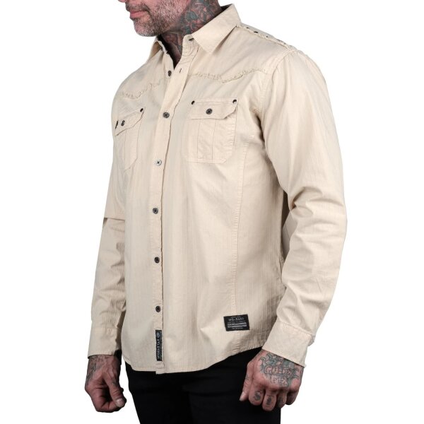 WORNSTAR Herren Rocknrolla Collection Raider Shirt sand