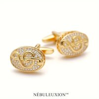 ROCK-HUS Manschettenknöpfe Notenschlüssel Edel...