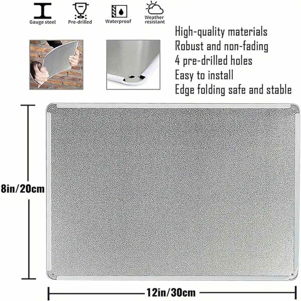 ROCK-HUS Metallschild 20x30cm Katze