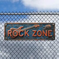 ROCK-HUS Schild Rock Zone