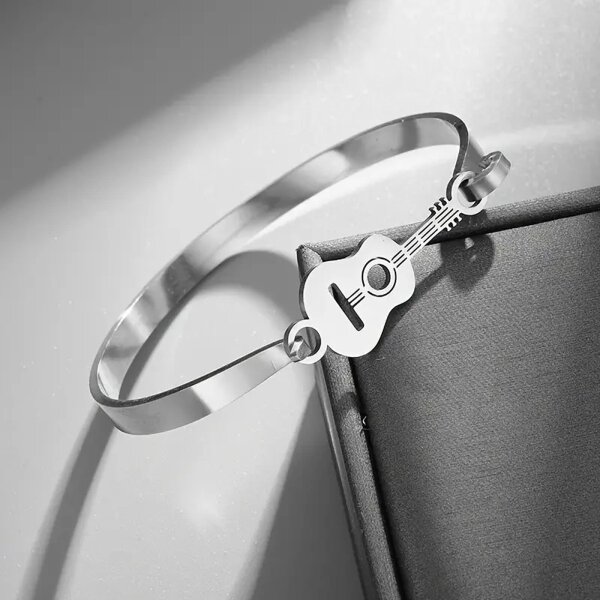 ROCK-HUS Armreif Gitarre Edelstahl