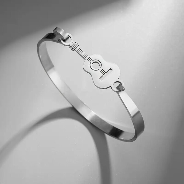 ROCK-HUS Armreif Gitarre Edelstahl