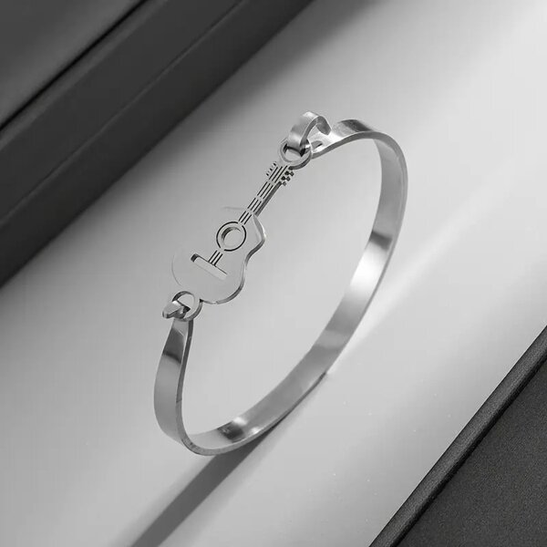ROCK-HUS Armreif Gitarre Edelstahl