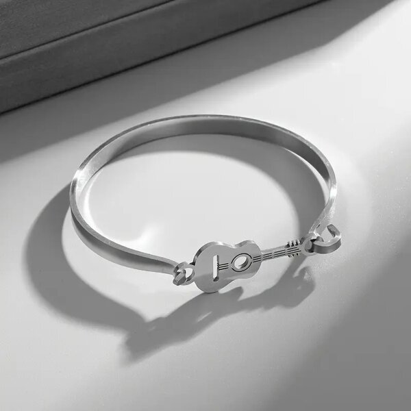 ROCK-HUS Armreif Gitarre Edelstahl