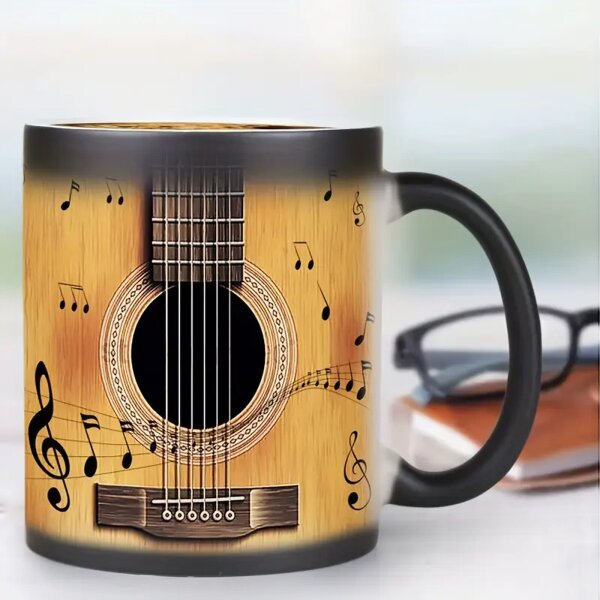 ROCK-HUS Tasse Akusitk Gitarre Farbwechsel