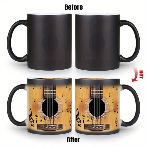 ROCK-HUS Tasse Akusitk Gitarre Farbwechsel