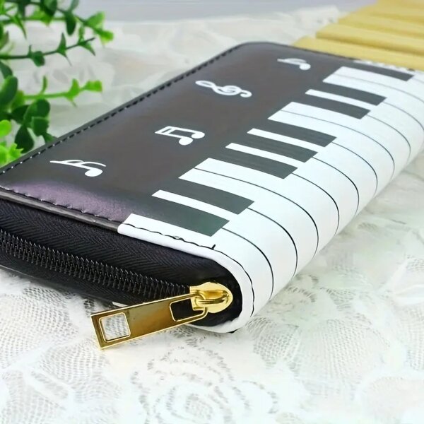 ROCK-HUS Geldbörse Klavier & Noten SW