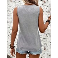 ROCK-HUS TankTop "Music is my Medicine" in Grau...