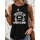 ROCK-HUS TankTop "Music is my Medicine" in Grau & Schwarz