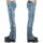 WORNSTAR Herren Essentials Collection Hellraiser Side Button Jeans - Classic Blue 36