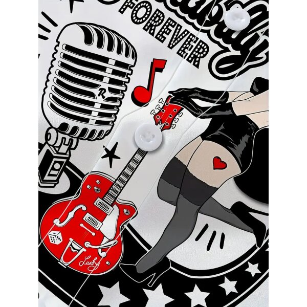 ROCK-HUS Hawai-Shirt Rockabilly Forever