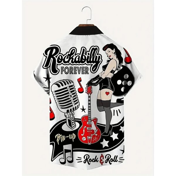 ROCK-HUS Hawai-Shirt Rockabilly Forever