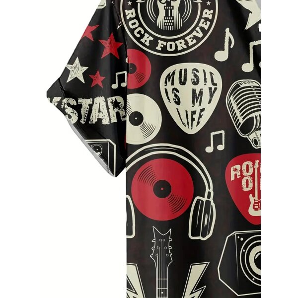 ROCK-HUS Hawai Shirt Rock Star