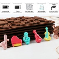 ROCK-HUS Pralinen und Bonbon-Silikonform "Let...