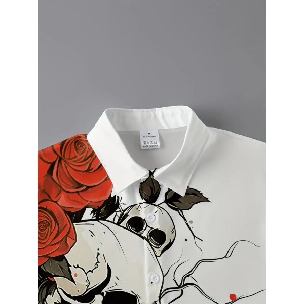 ROCK-HUS Hemd Skull & Roses