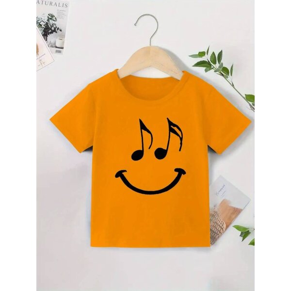 ROCK-HUS T-Shirt Smile Music