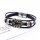 ROCK-HUS Lederarmband mit Gitarrenkopfplatte