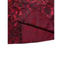 ROCK-HUS Hemd Schwarz-Rot Brokat-Art