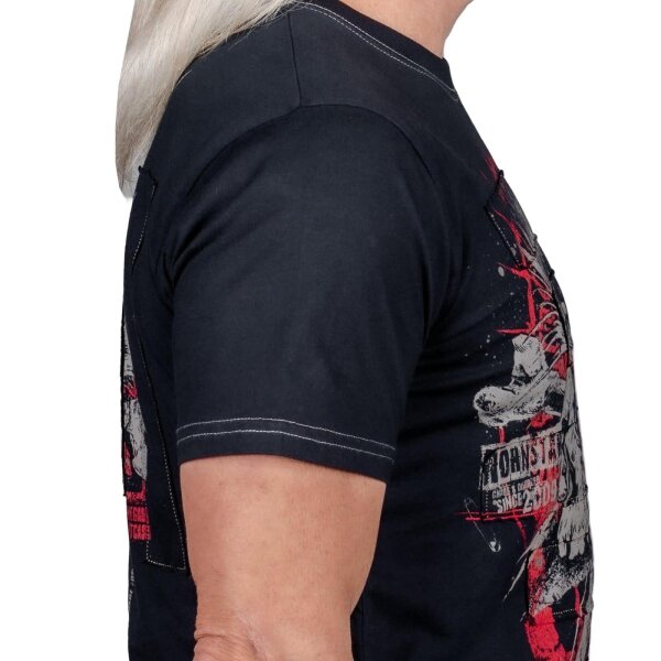 WORNSTAR Herren Artist Asylum Collection Riot Tee T-Shirt schwarz