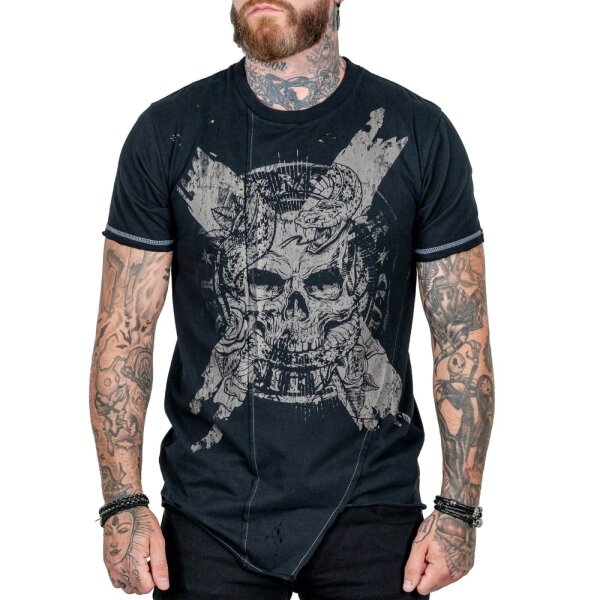 WORNSTAR Herren Artist Asylum Collection Xero Tee T-Shirt schwarz