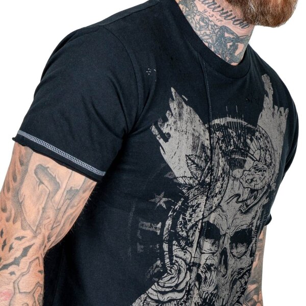WORNSTAR Herren Artist Asylum Collection Xero Tee T-Shirt schwarz
