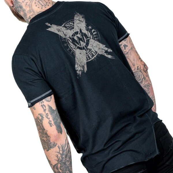 WORNSTAR Herren Artist Asylum Collection Xero Tee T-Shirt schwarz