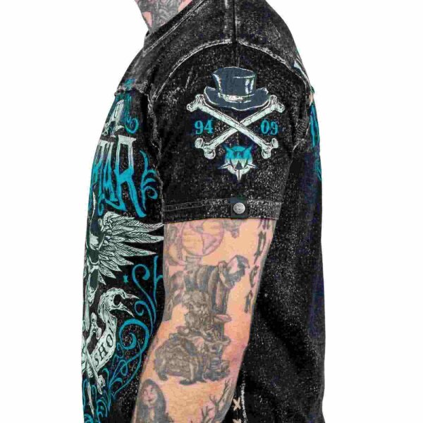 WORNSTAR Herren Artist Asylum Collection Elegantly Wasted Tee - Black T-Shirt schwarz