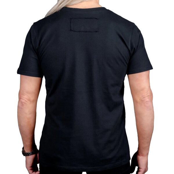 WORNSTAR Herren Artist Asylum Collection Black Skull Tee T-Shirt schwarz