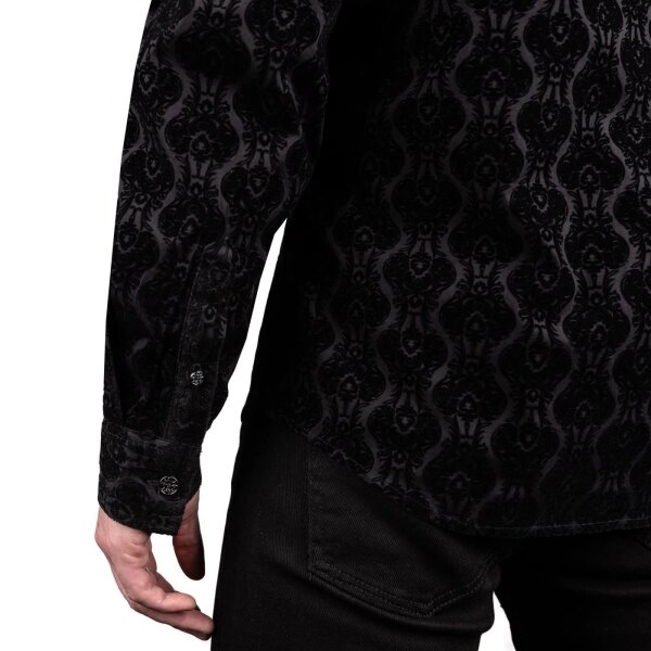 WORNSTAR Rocknrolla Collection Amaryllis Shirt - Black Hemd schwarz