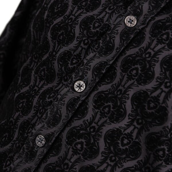 WORNSTAR Rocknrolla Collection Amaryllis Shirt - Black Hemd schwarz