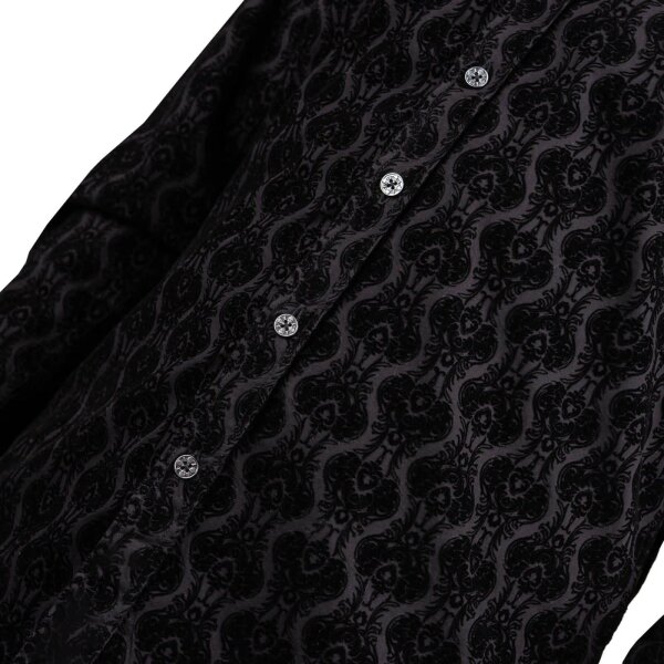 WORNSTAR Rocknrolla Collection Amaryllis Shirt - Black Hemd schwarz