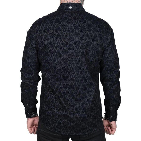 WORNSTAR Rocknrolla Collection Amaryllis Shirt - Black Hemd schwarz