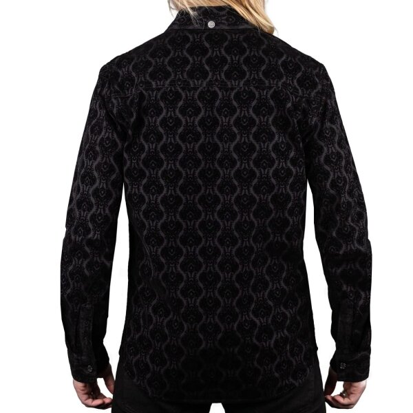 WORNSTAR Rocknrolla Collection Amaryllis Shirt - Black Hemd schwarz