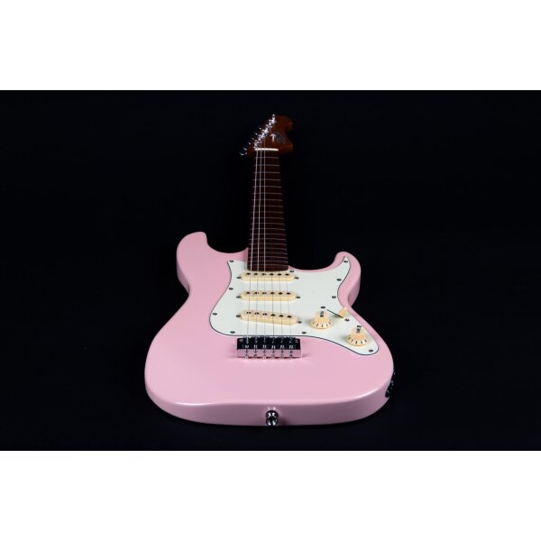 ROCK-HUS 3/4 E-Gitarre Jet Guitars JS-300 Mini Shell Pink