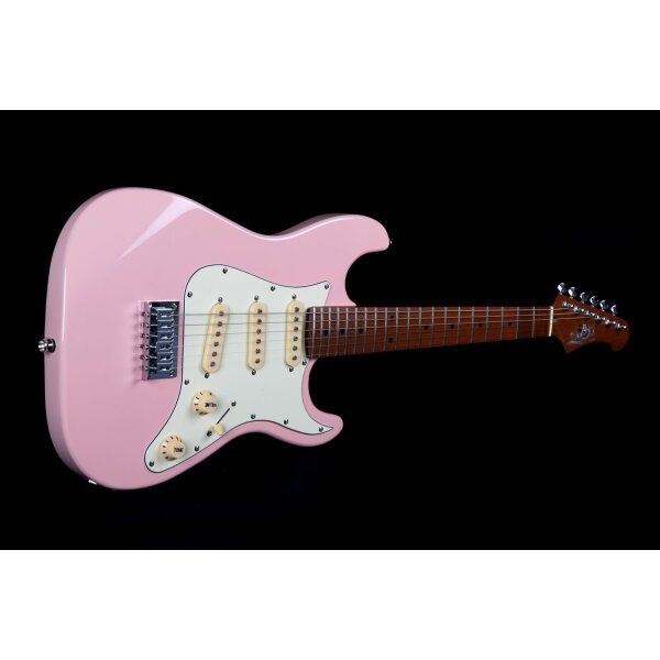 ROCK-HUS 3/4 E-Gitarre Jet Guitars JS-300 Mini Shell Pink