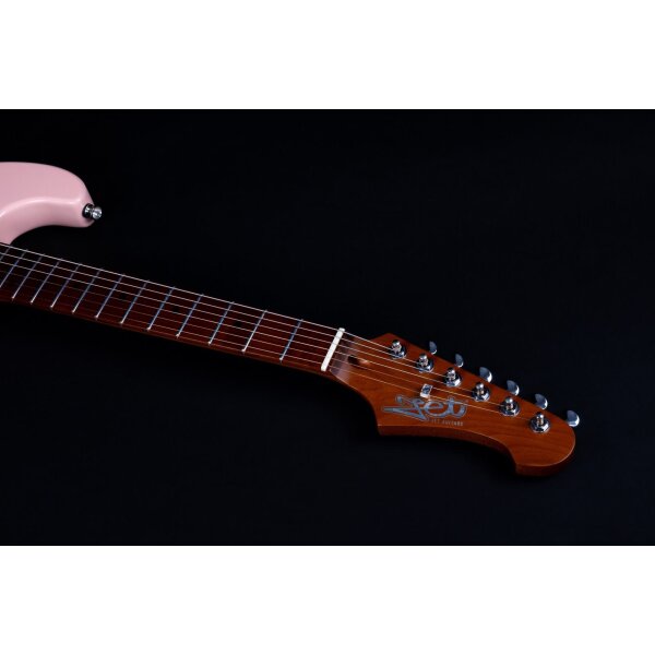 ROCK-HUS 3/4 E-Gitarre Jet Guitars JS-300 Mini Shell Pink