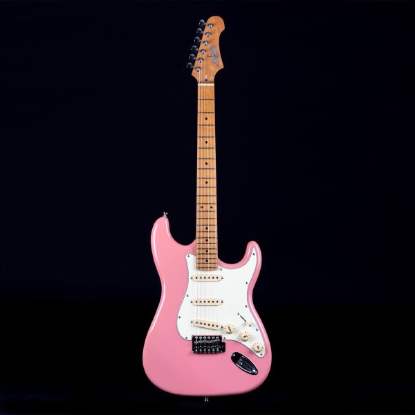 ROCK-HUS Jet Guitars JS-300 BGD Burgundy Pink
