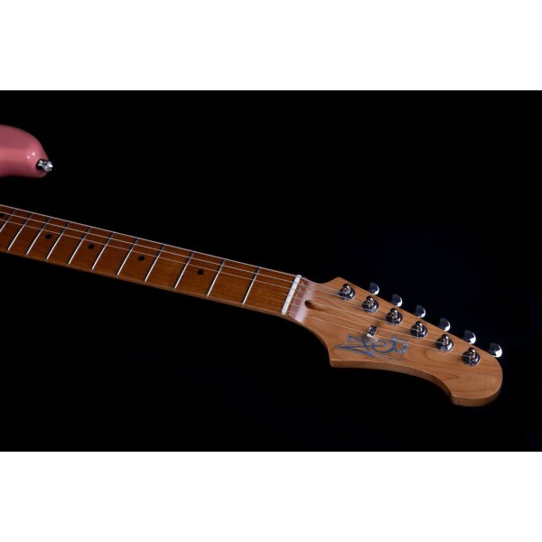 ROCK-HUS Jet Guitars JS-300 BGD Burgundy Pink