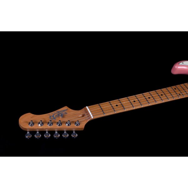 ROCK-HUS Jet Guitars JS-300 BGD Burgundy Pink