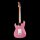 ROCK-HUS Jet Guitars JS-300 BGD Burgundy Pink