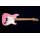 ROCK-HUS Jet Guitars JS-300 BGD Burgundy Pink