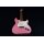 ROCK-HUS Jet Guitars JS-300 BGD Burgundy Pink