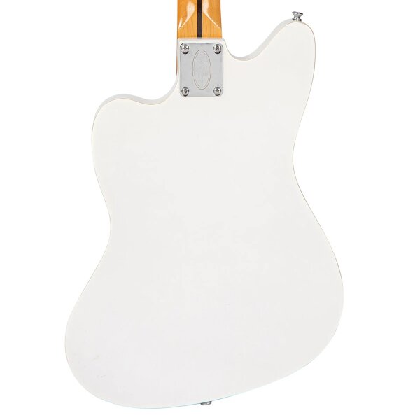 ROCK-HUS Vintage REVO VRS654MW Surfmaster Thinline Quad Metallic White