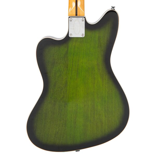 ROCK-HUS Vintage REVO VRS652GB Surfmaster Thinline Twin Greenburst Semi Hollow