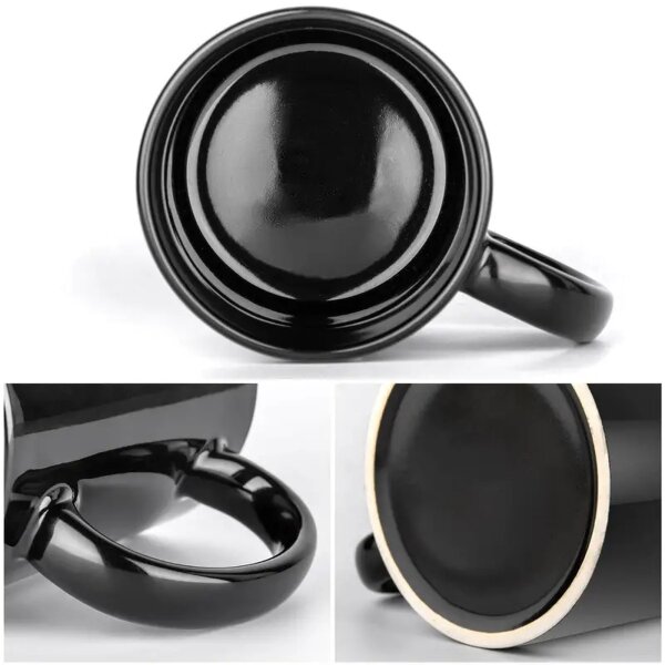 ROCK-HUS Tasse Just Rock Schwarz Rot Gitarre