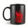 ROCK-HUS Tasse Just Rock Schwarz Rot Gitarre