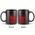 ROCK-HUS Tasse Just Rock Schwarz Rot Gitarre