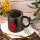ROCK-HUS Tasse Just Rock Schwarz Rot Gitarre