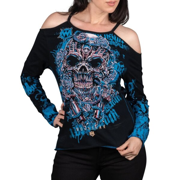 WORNSTAR Damen Sirens Collection Inked Tee T-Shirt schwarz